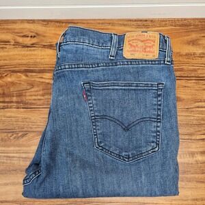 Levis 541 Athletic Taper Mens Blue Denim Jeans W44 L32 Medium Wash 185/112C